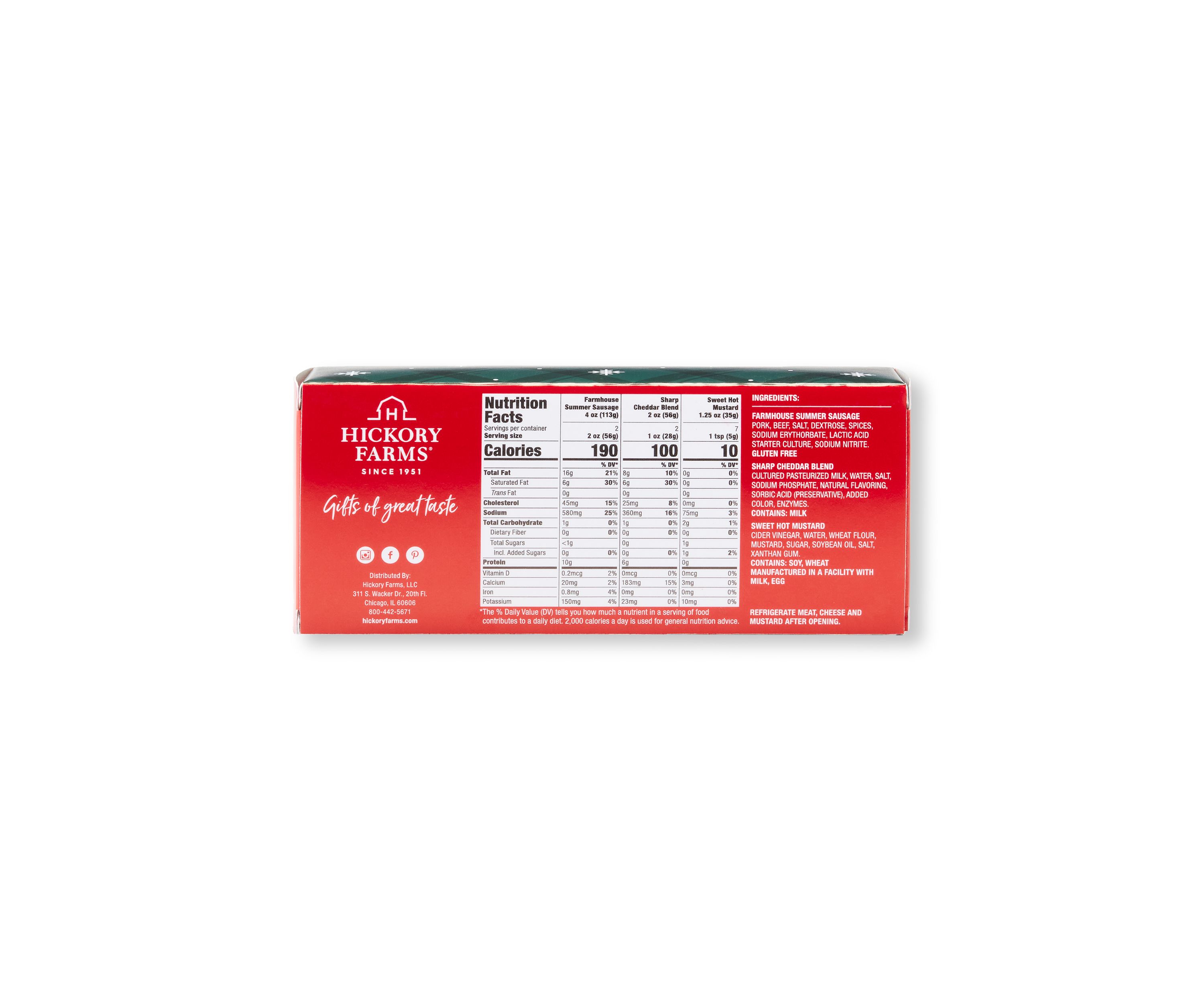 Classic Stocking Stuffer Sausage & Cheese Set