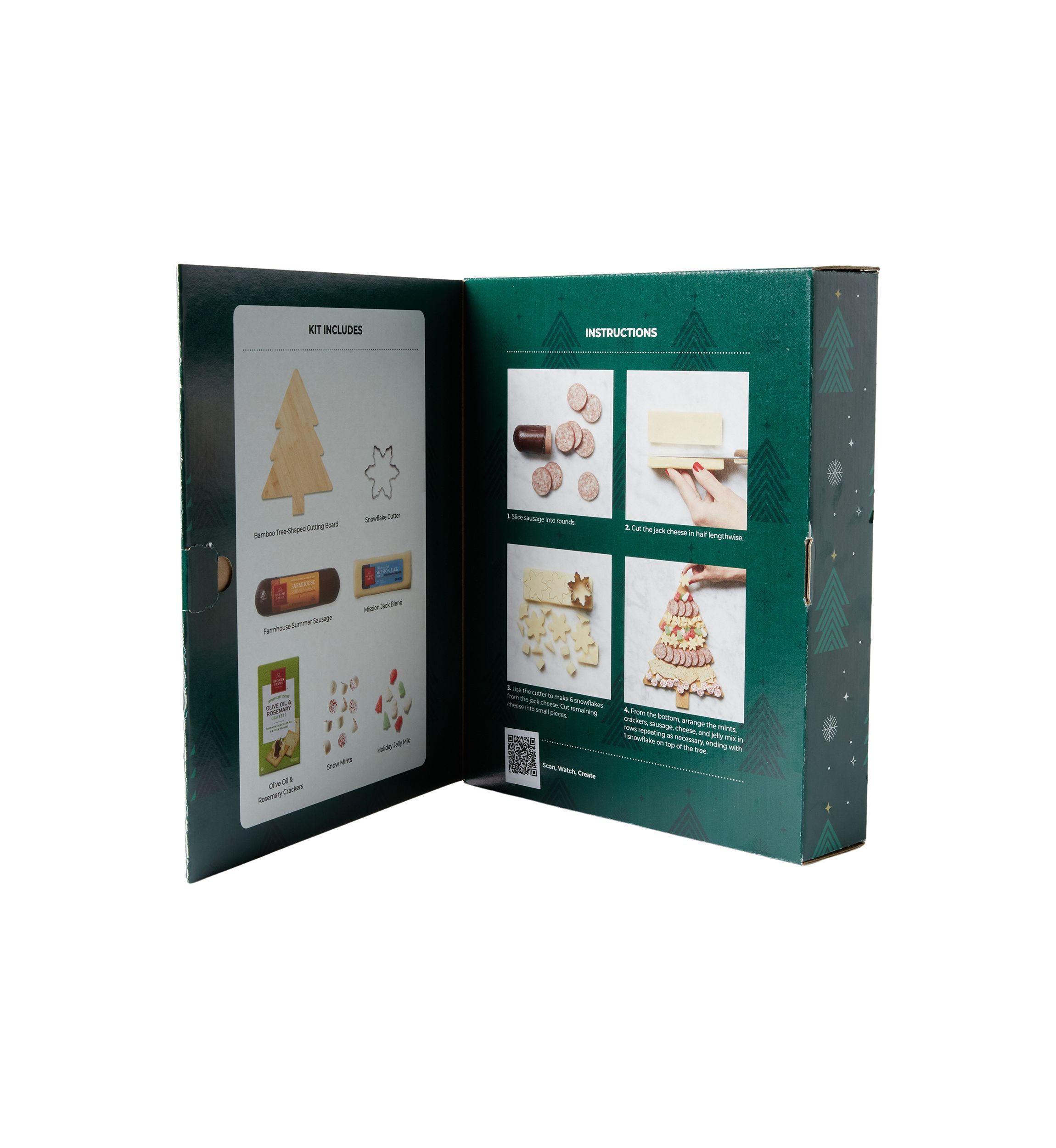 Christmas Tree Charcuterie Kit