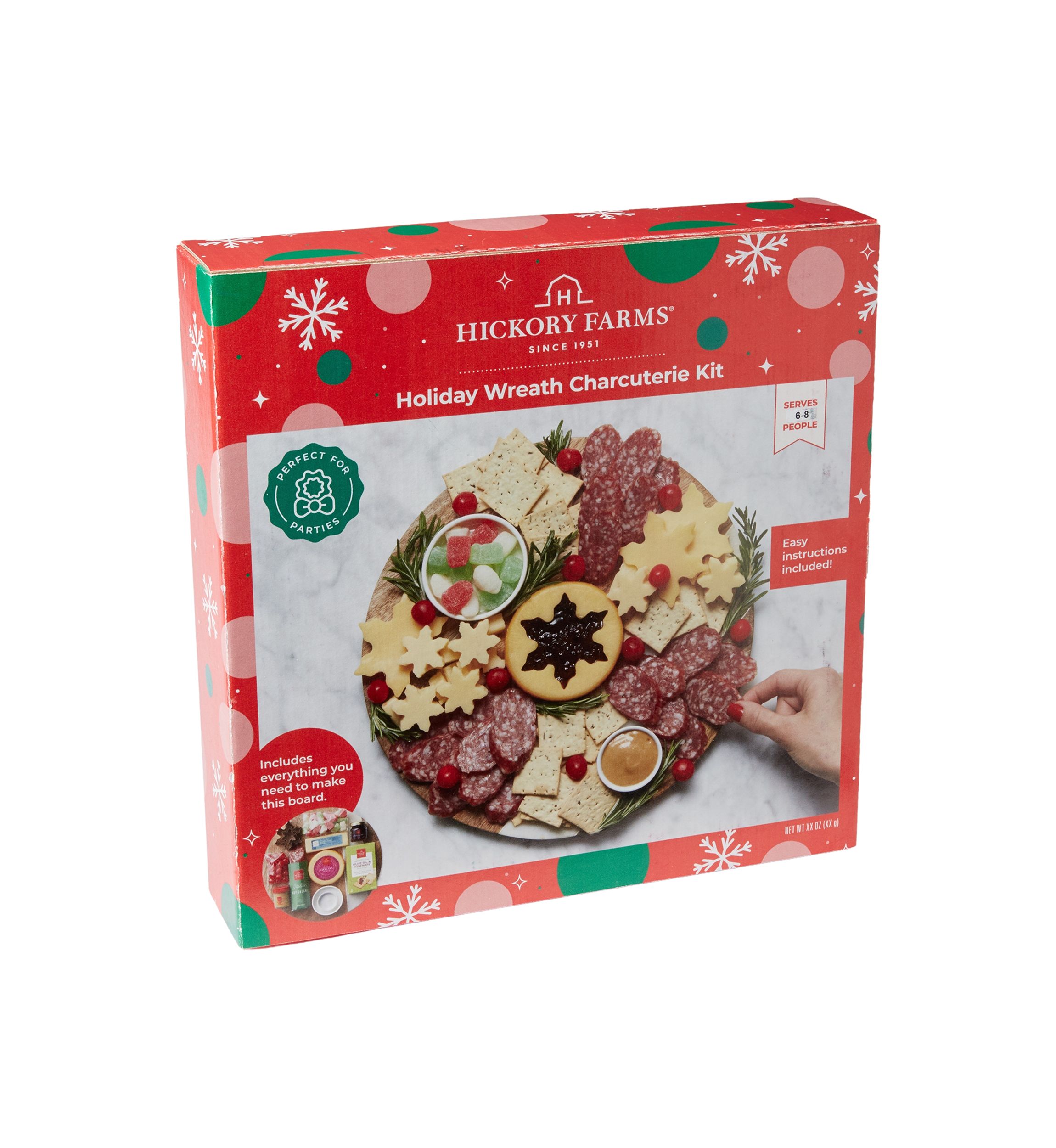Holiday Wreath Charcuterie Kit