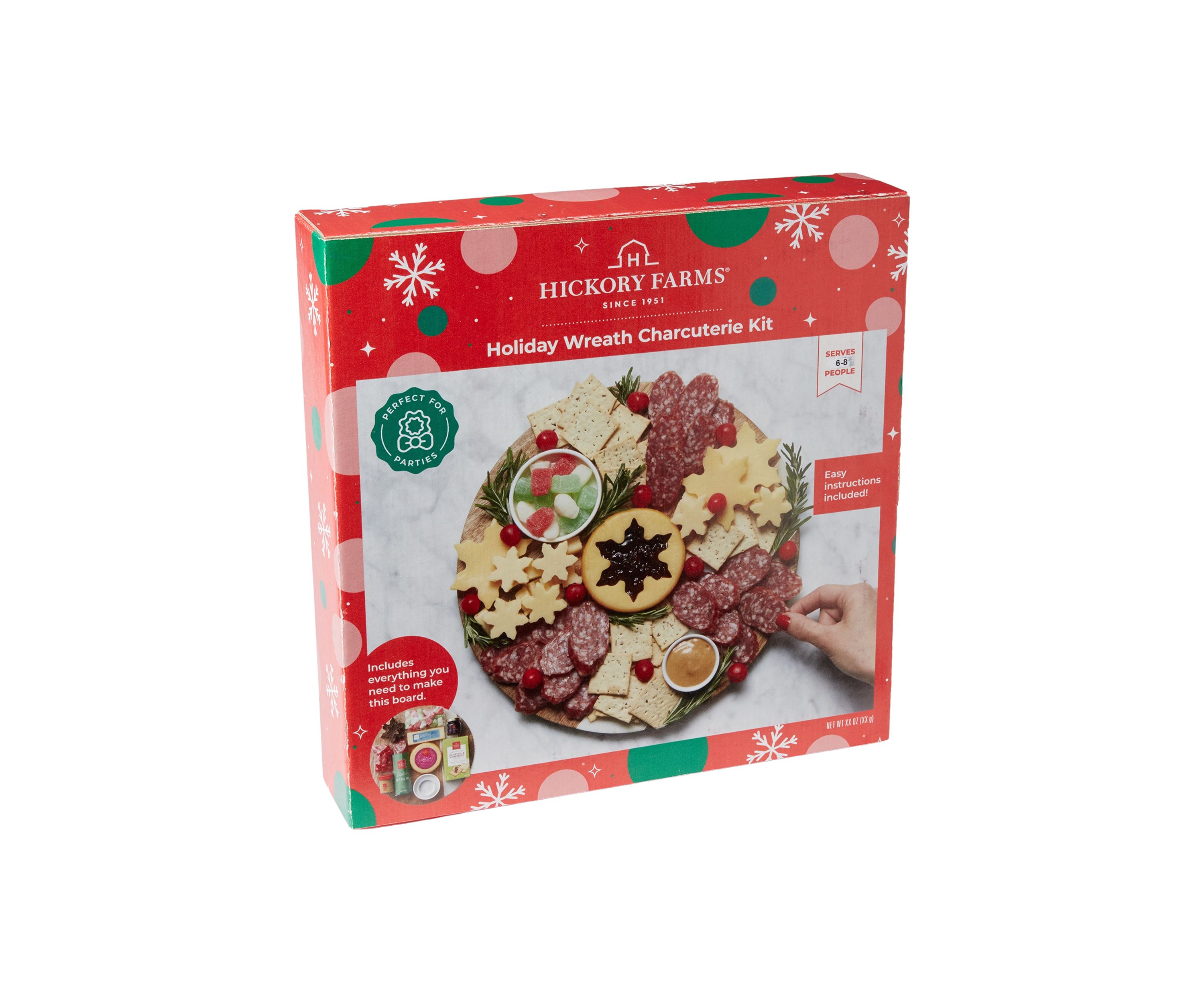 Holiday Wreath Charcuterie Kit