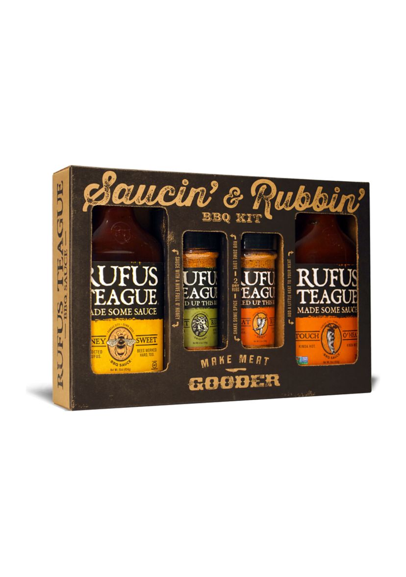 Saucin & Rubbin 4-Pack Gift Kit