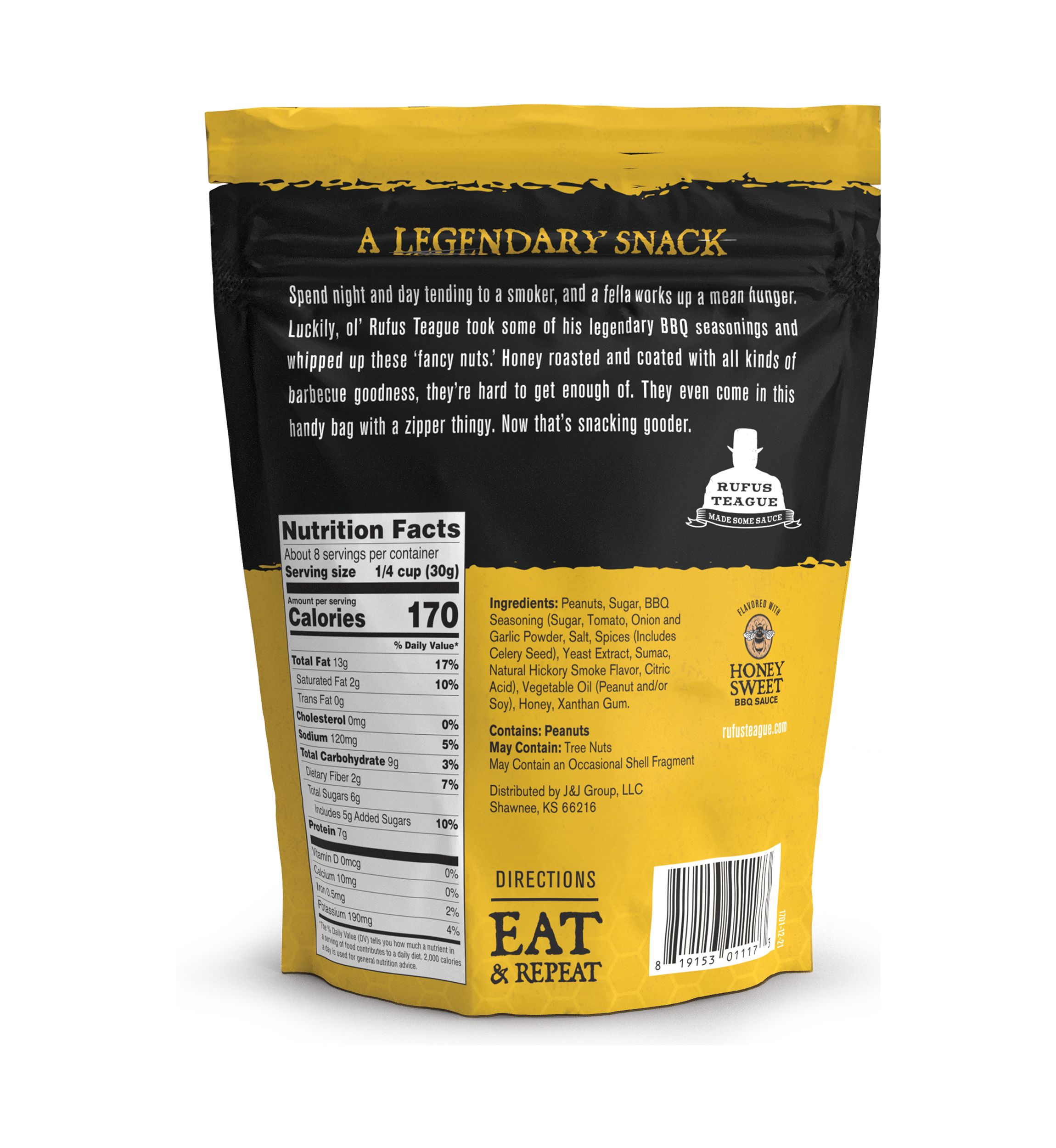 BBQ Honey Peanuts