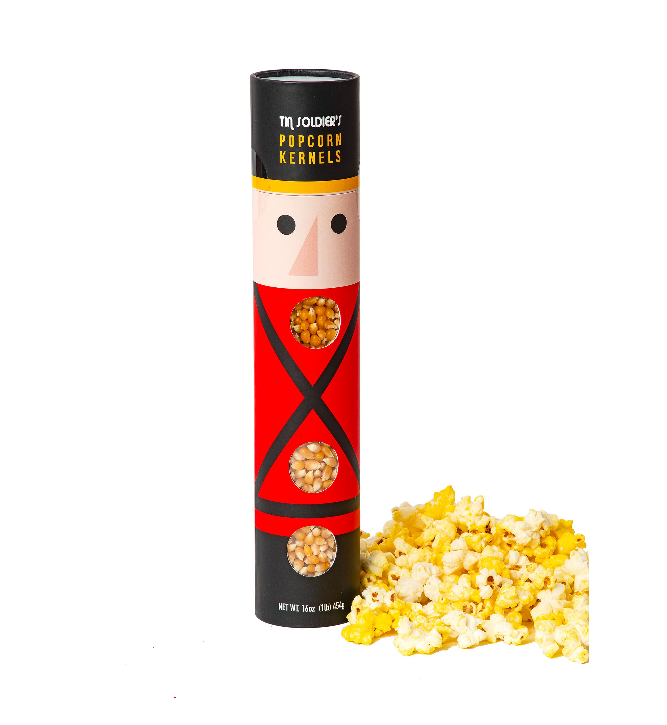 Tin Soldier Gourmet Popcorn Tube