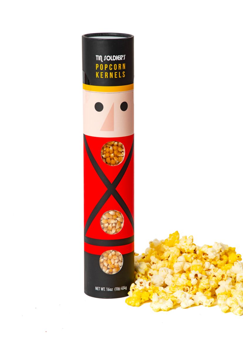 Tin Soldier Gourmet Popcorn Tube