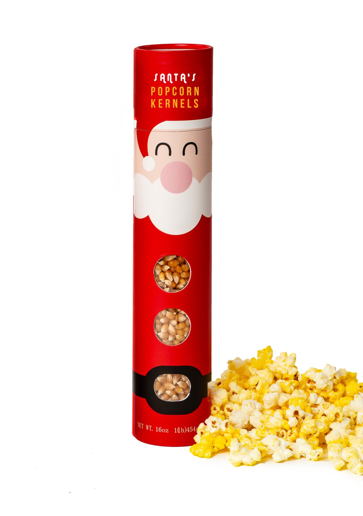 Santa Gourmet Popcorn Tube
