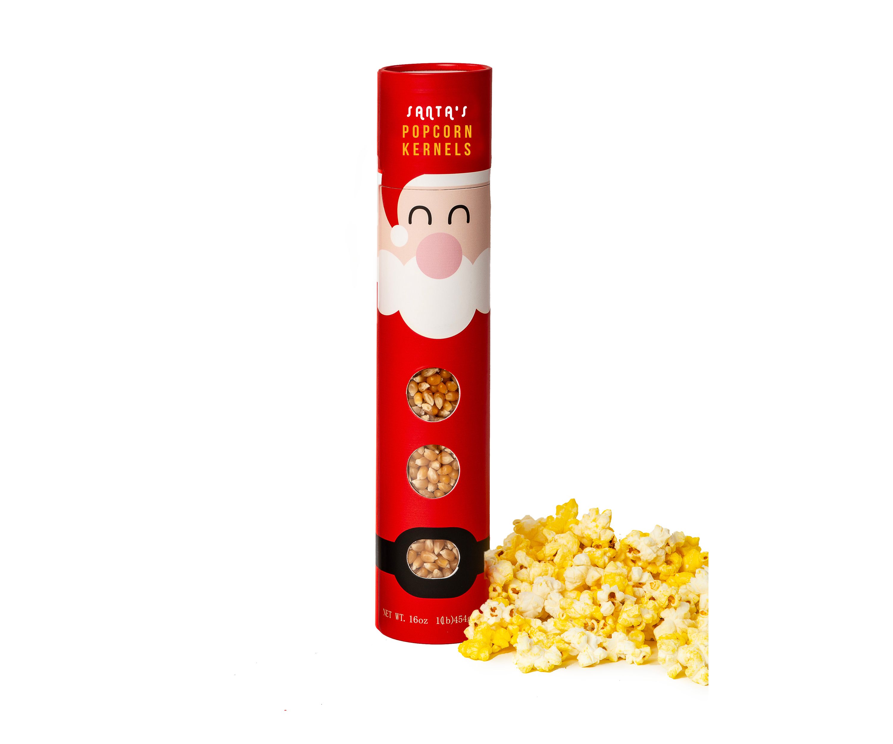 Santa Gourmet Popcorn Tube