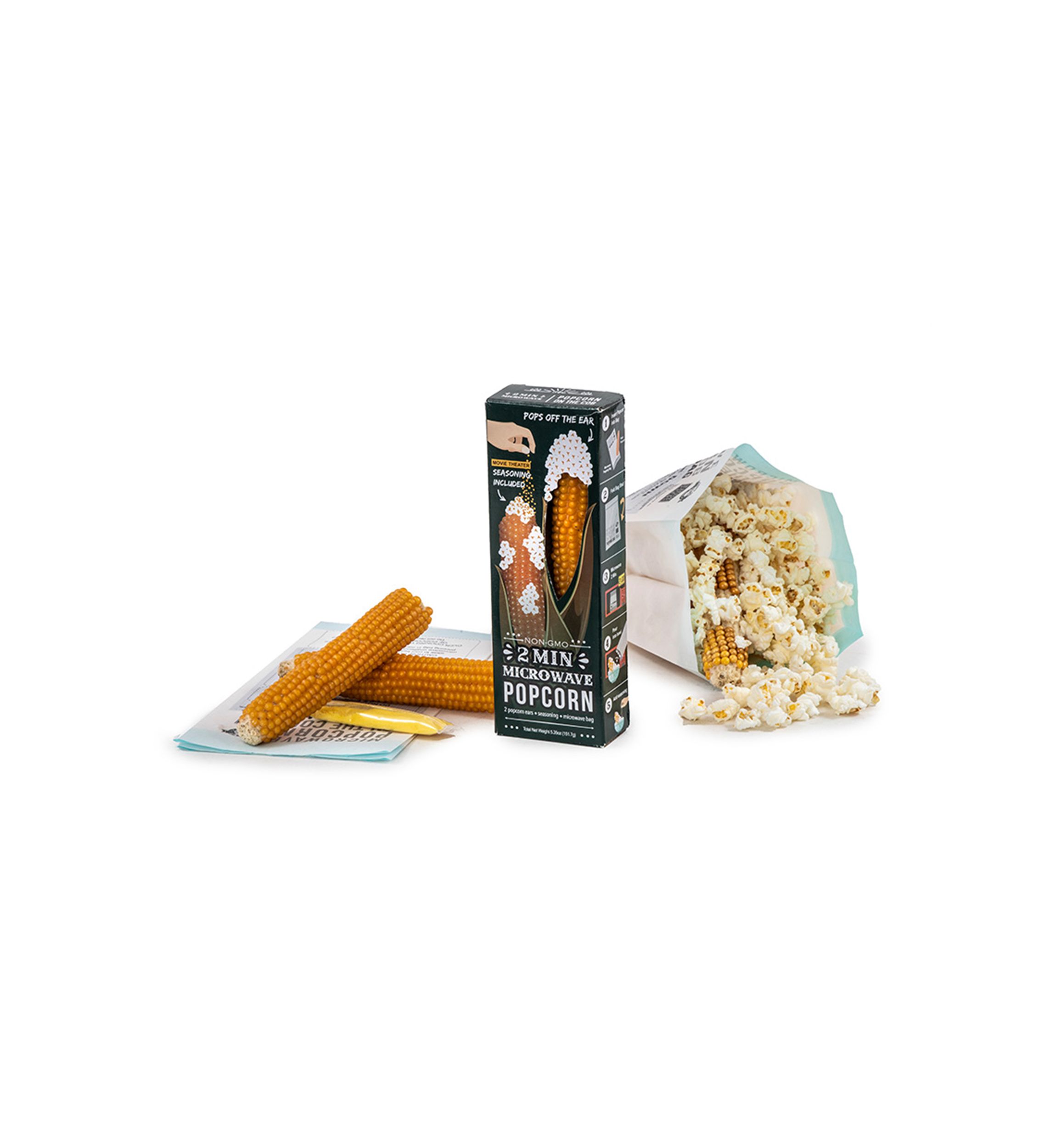 2-Pack Microwave Cob and Seasoning