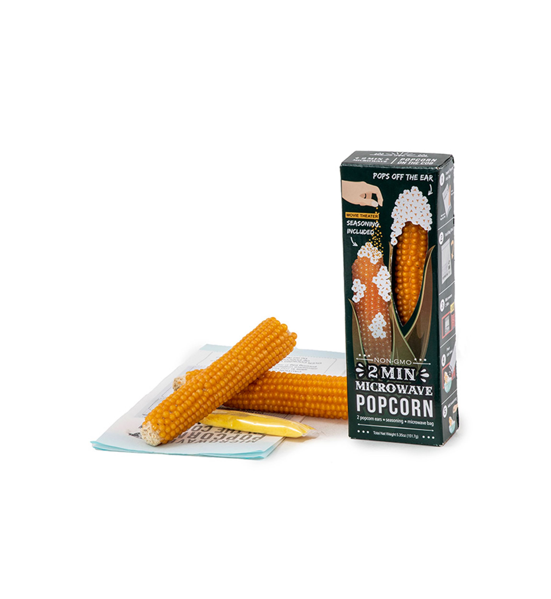 2-Pack Microwave Cob and Seasoning