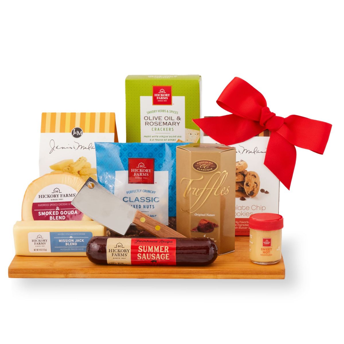 Hickory Farms Signature Charcuterie Board Gift Set, 11 pieces