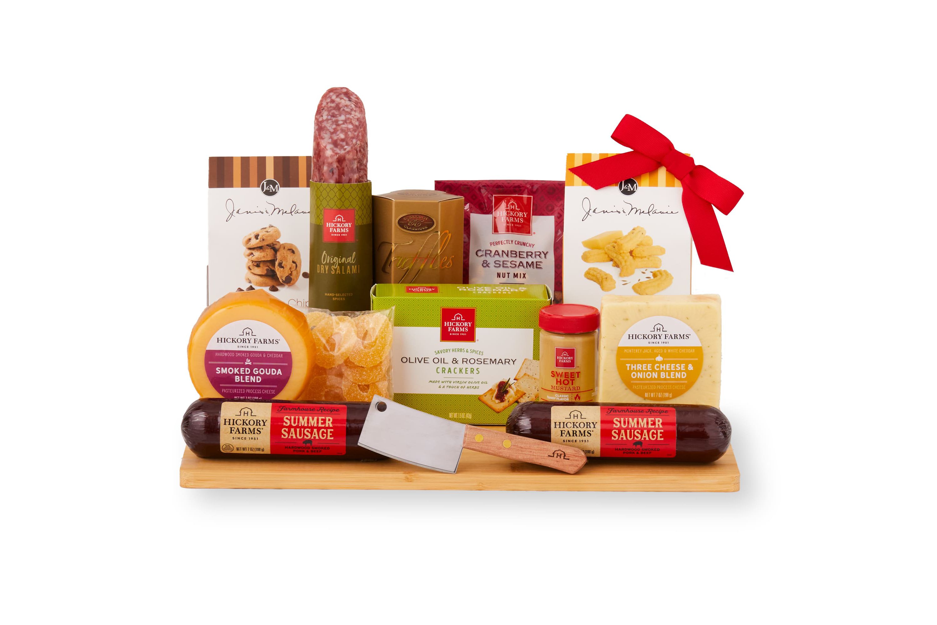 Hickory Farms Premium Charcuterie Board Gift Set, 14 pieces
