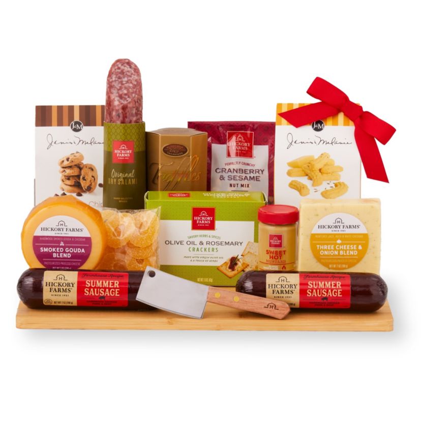 Hickory Farms Premium Charcuterie Board Gift Set, 14 pieces
