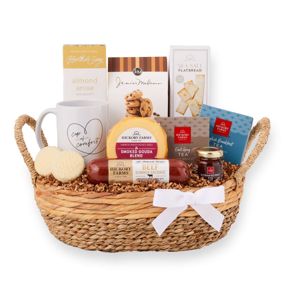 Hickory Farms Love & Comfort Gift Basket, 11 pieces