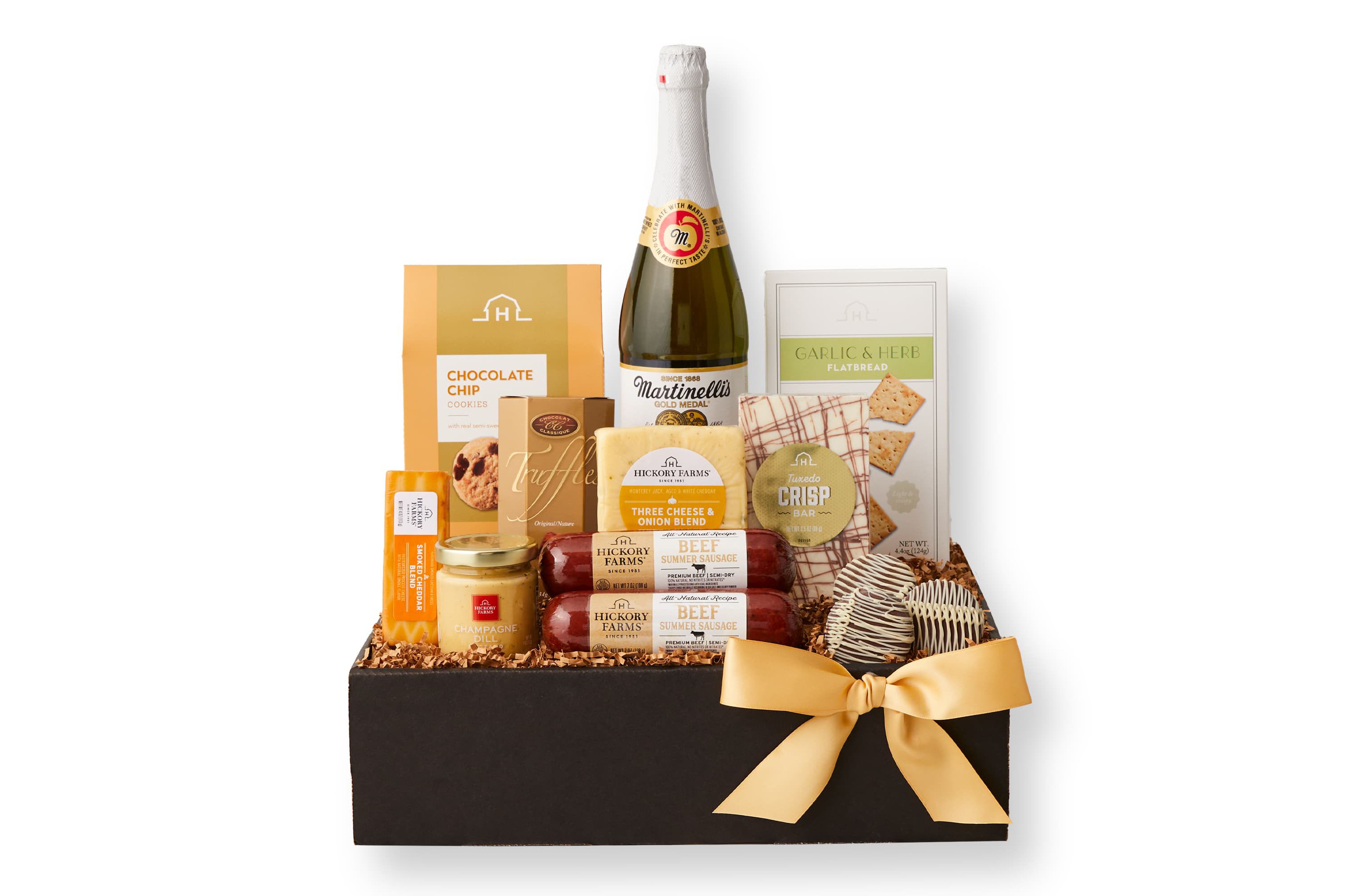 Hickory Farms Sparkling Celebration Gourmet Gift Box, 13 pieces