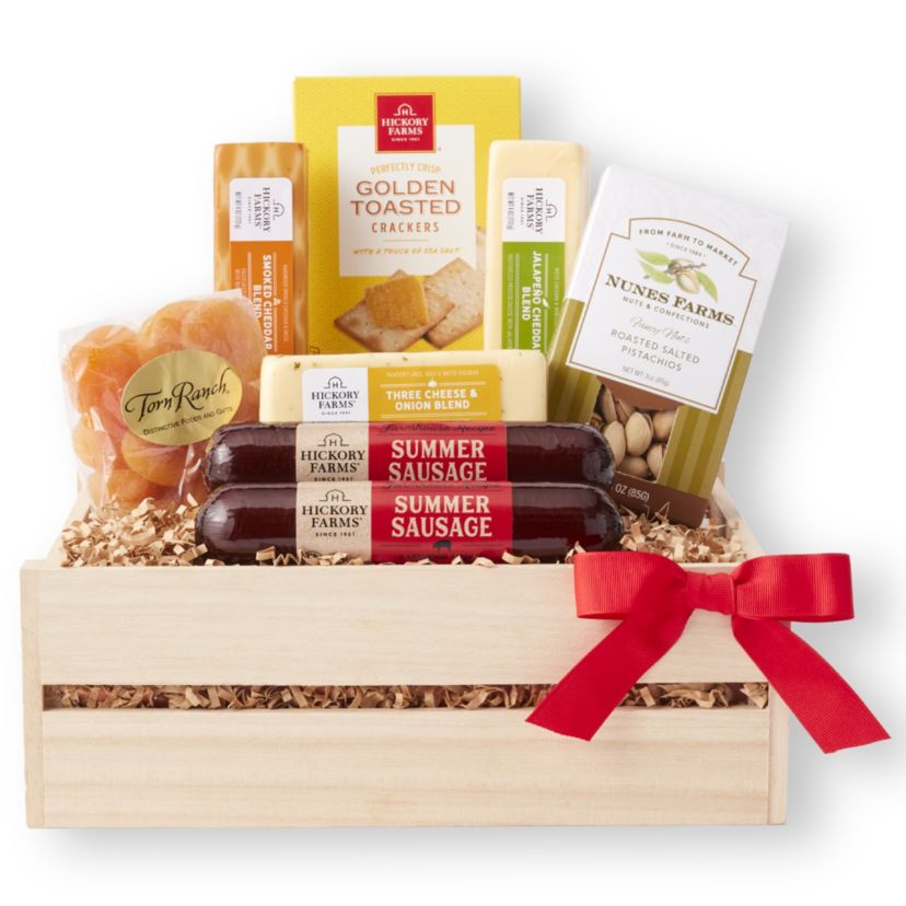 Hickory Farms Meat & Cheese Gift Crate