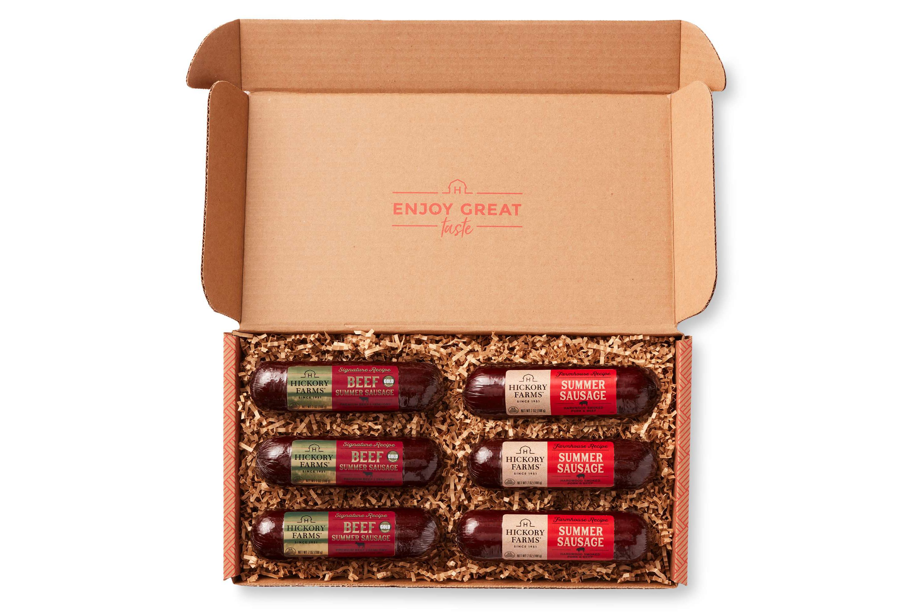 Hickory Farms Summer Sausage Flight, 6 pieces