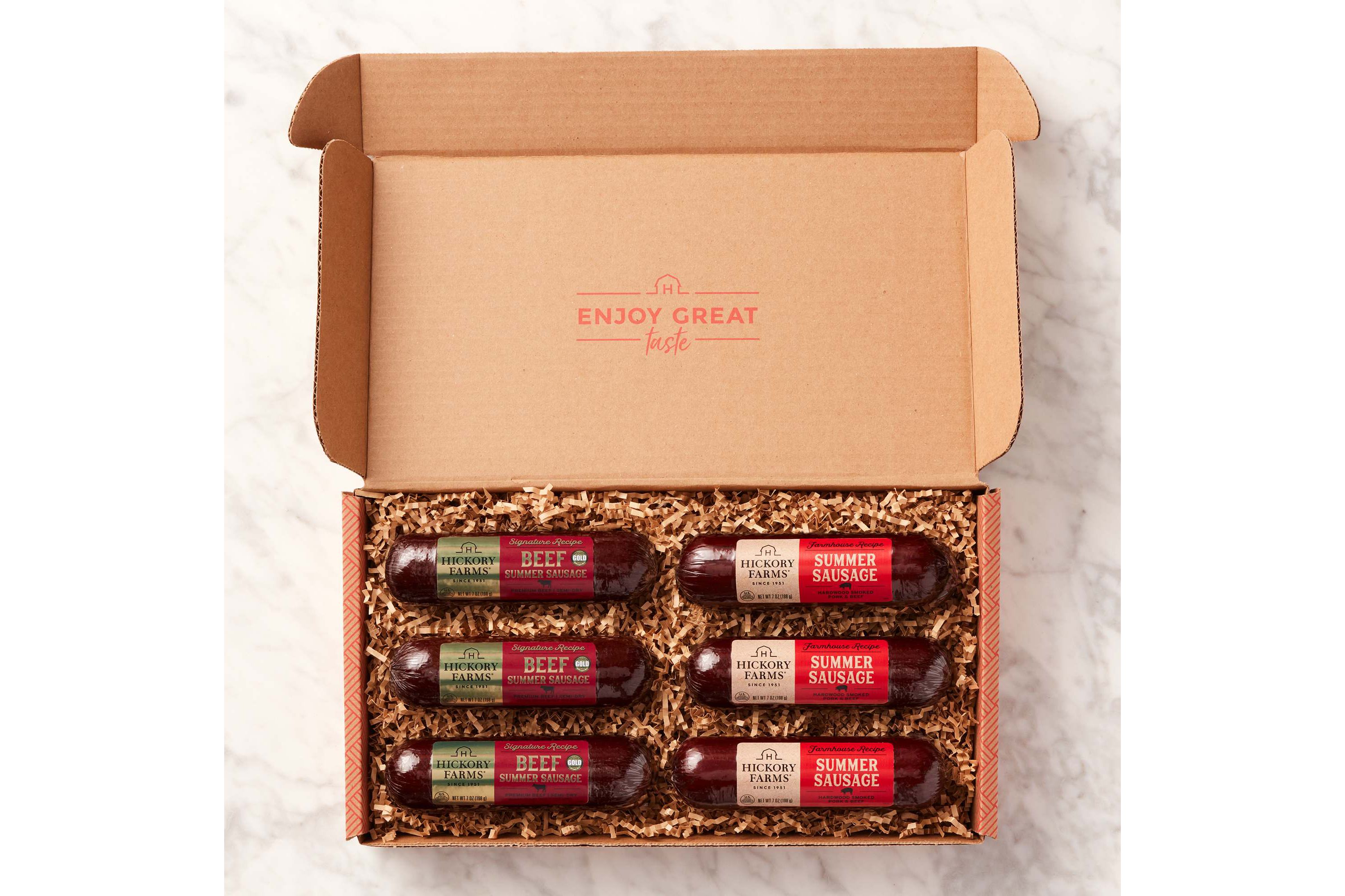 Hickory Farms Summer Sausage Flight, 6 pieces