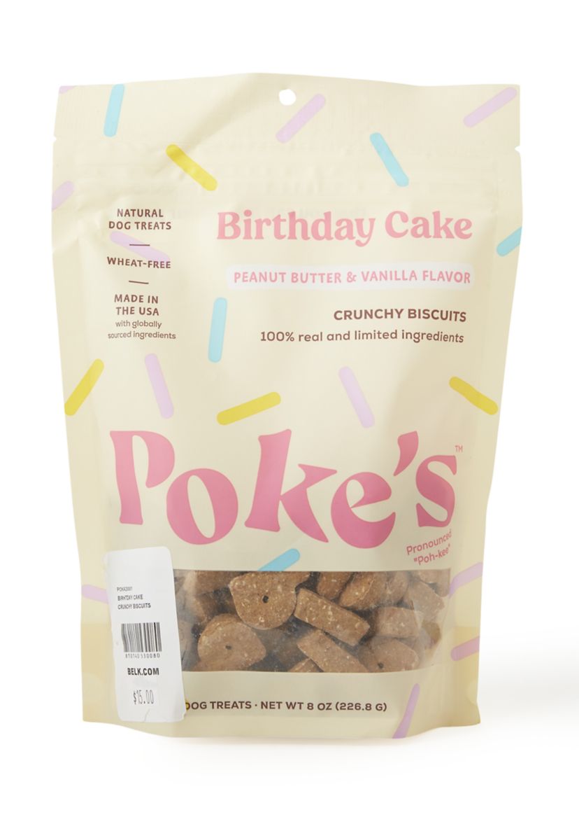 Birthday Cake Crunchy Dog Biscuits