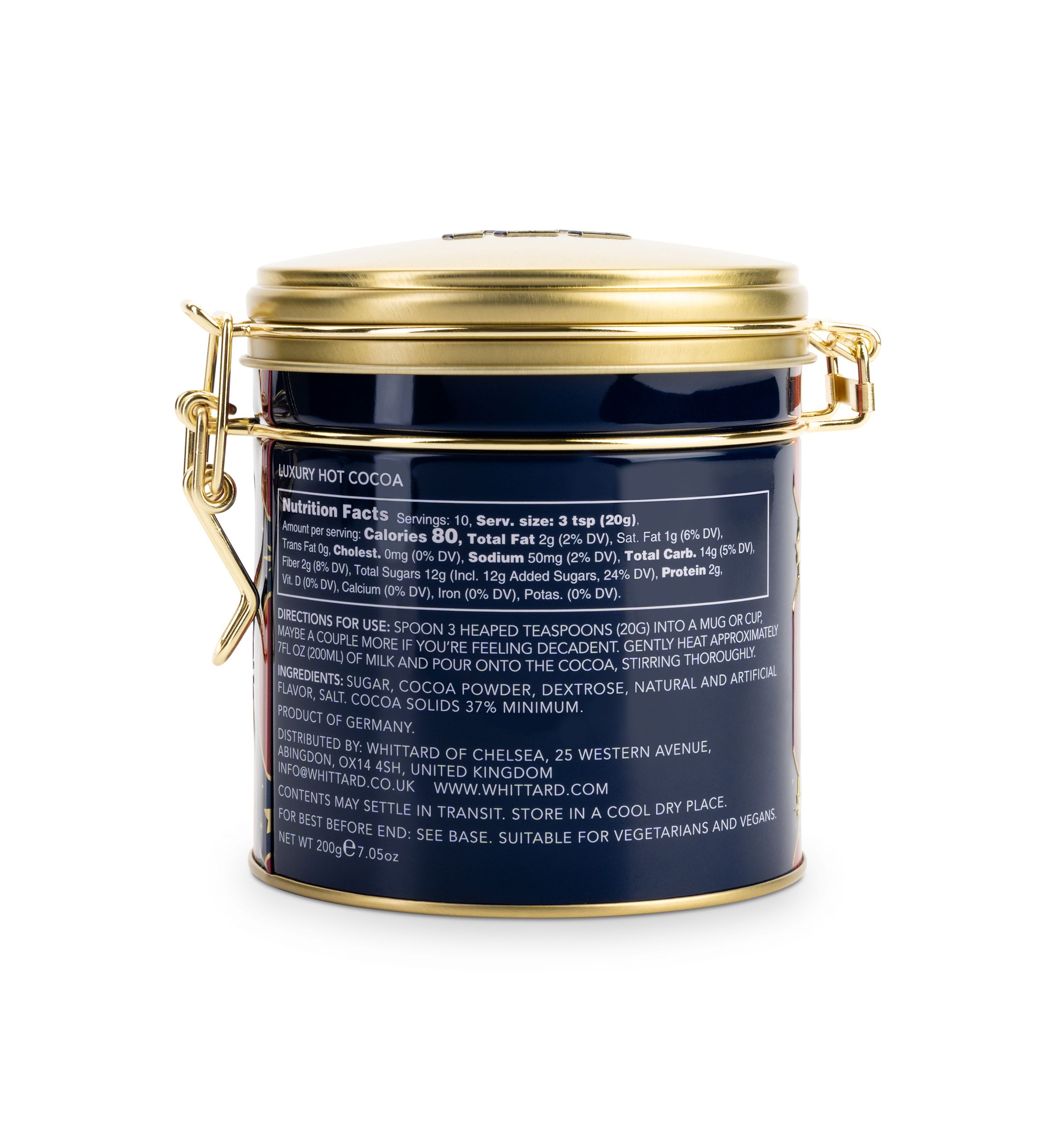 Luxury Hot Chocolate Clip Top Tin