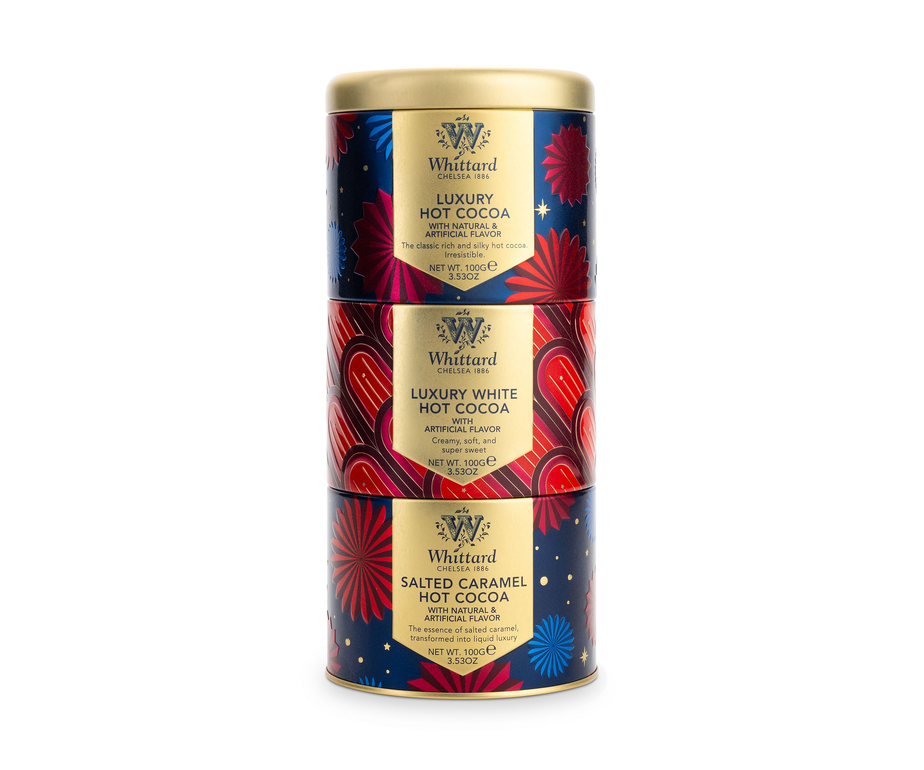 Luxury Hot Chocolate Stacking Tin Set