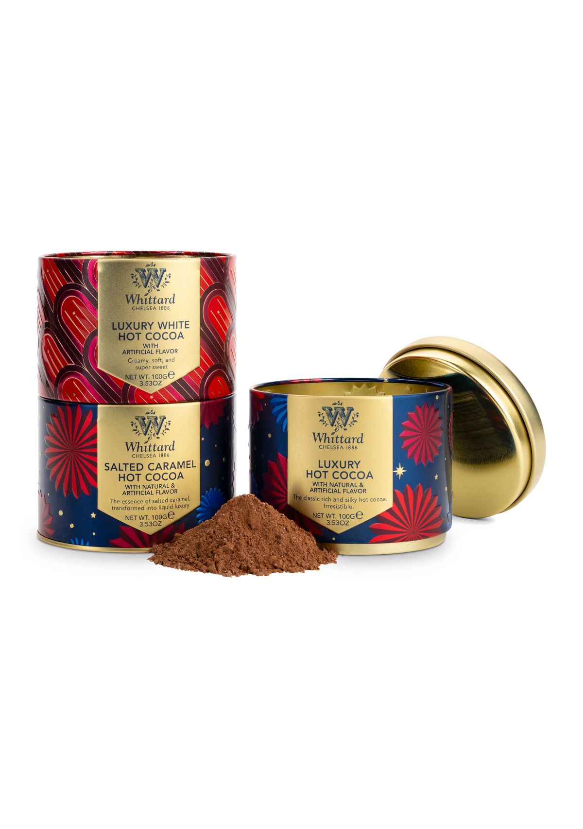 Luxury Hot Chocolate Stacking Tin Set