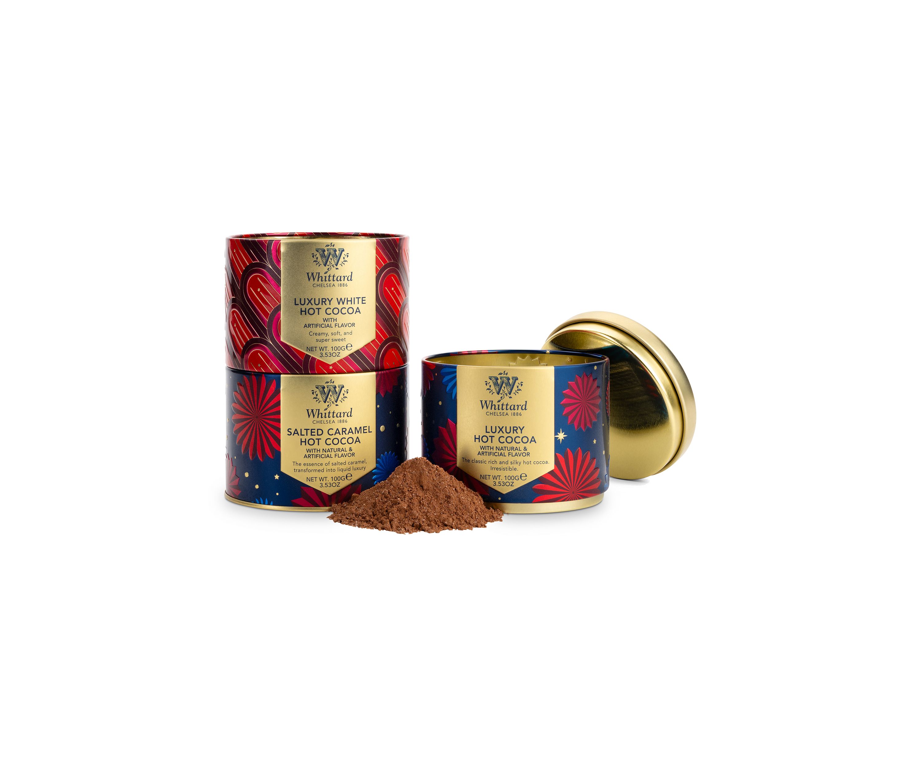 Luxury Hot Chocolate Stacking Tin Set