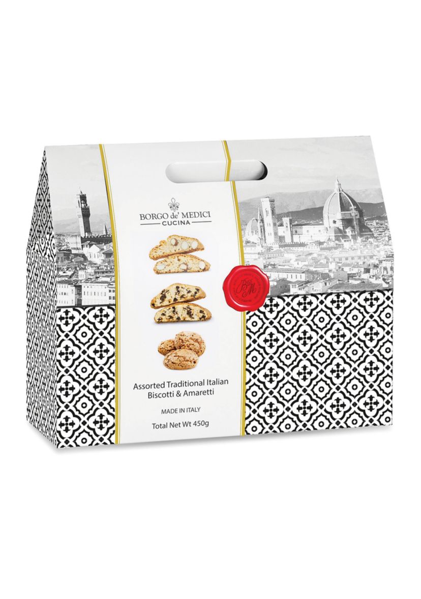 Assorted Traditional Italian Biscotti and Amaretti Cookies
