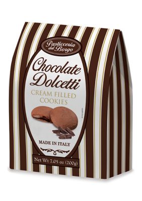 Borgo de' Medici Chocolate Dolcetti Cream Filled Cookies, 7 Ounces