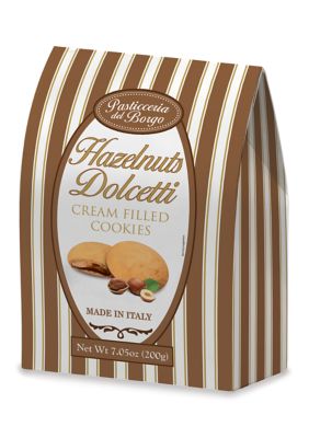Borgo de' Medici Hazelnut Dolcetti Cream Filled Cookies, 7 Ounces