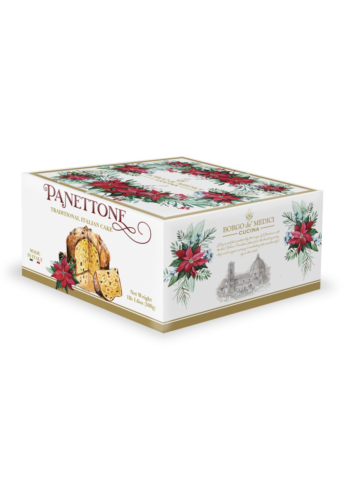 Classic Panettone Italian Cake Gift Box