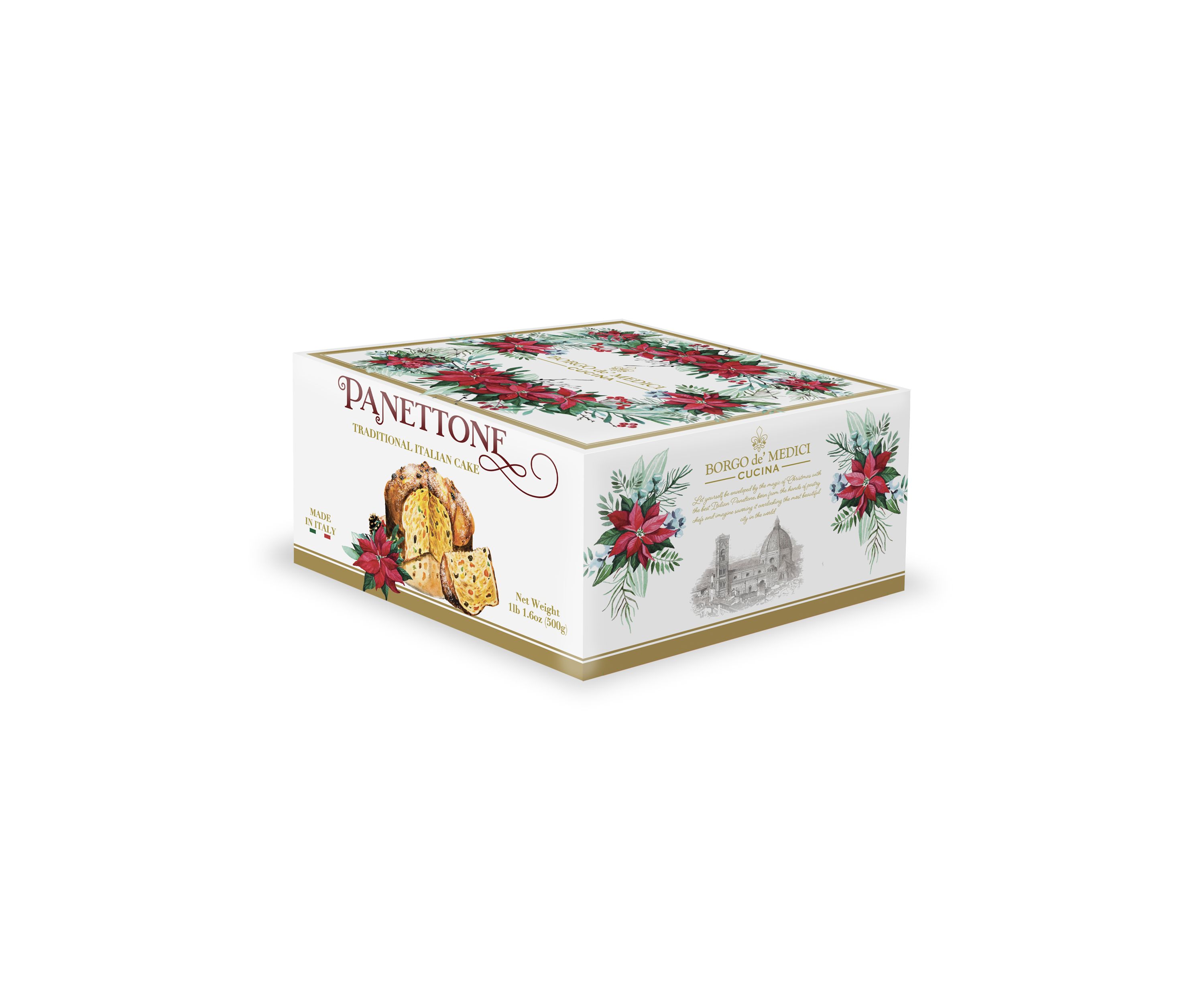 Classic Panettone Italian Cake Gift Box