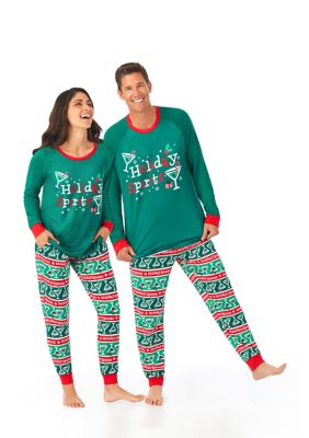 PAJAMARAMA Holiday Spirits Family Pajama Set belk