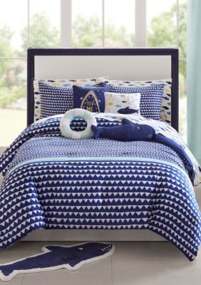 lightning bug shark fin bedding collectio