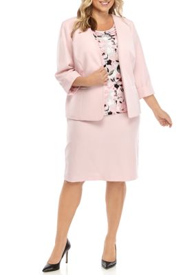 Kasper Plus Size Pretty in Pink Suit Separates Collection belk