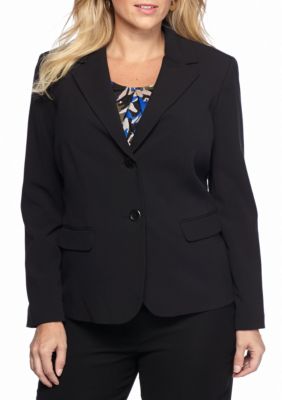 Nine West Plus Size Black Pant Suit belk