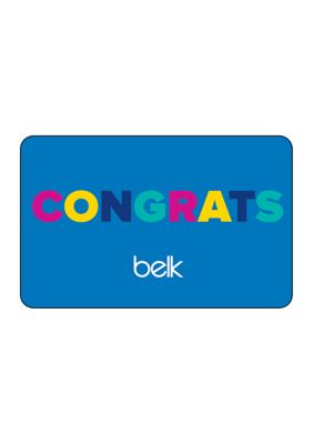 Congratulations Gift Card | belk